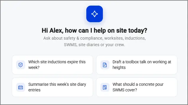 Introducing SiteBook’s built-in AI Assistant!